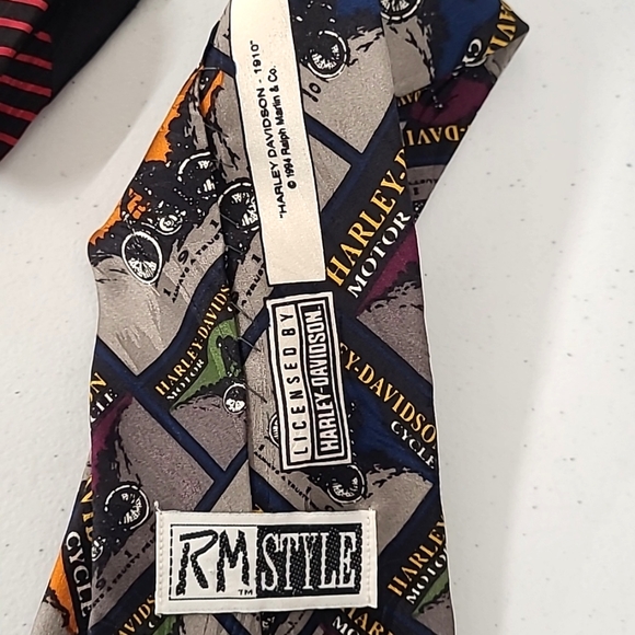 3 vintage Harley Davidson ties made in USA - Picture 4 of 7